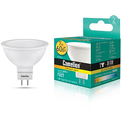 Лампа светодиодная CAMELION Basic power JCDR 7W/830/GU5.3