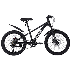 Велосипед TECH TEAM Flash 22"x12 черный хамелеон