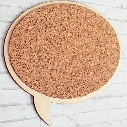 Пробковая доска «Облако», 19 х 20 см