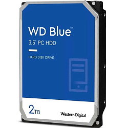 Внутренний HDD 3.5" 2Tb WD Blue WD20EZBX (7200rpm) SATA-III 256Mb