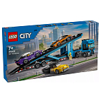 Конструктор LEGO CITY 60408 Грузовик-автовоз со спортивными автомобилями