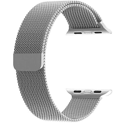 Металлический ремешок APG-T для Apple Watch  (42-49mm) серебро