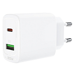 Сетевое ЗУ 1USB/1Type-C ACEFAST A25, белый, 20Вт  (6974316281214)