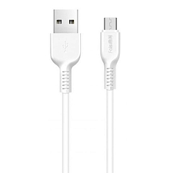 Кабель USB <--> microUSB  3.0м FAISON HX20 белый