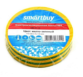 Изолента SMARTBUY 15мм/10м желто-зеленая (SBE-IT-15-10-yg)