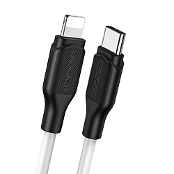 Кабель Lightning <--> Type-C  1.2м BOROFONE BX42, Encore, белый