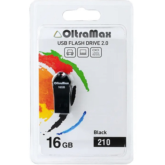 USB 16Gb OltraMax 210 чёрный