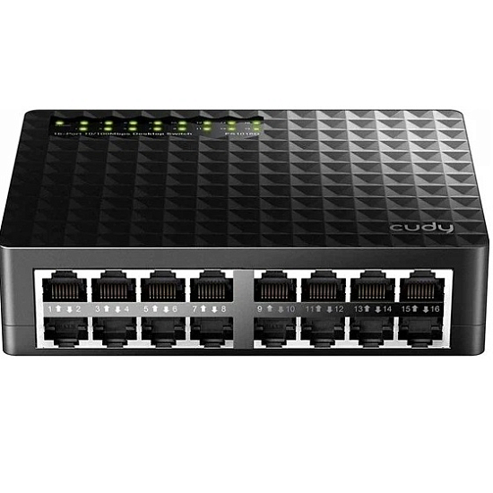 Коммутатор Cudy FS1016D (L2) 16x100Мбит/с неуправляемый