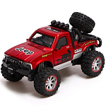 Машина металлическая «Джип», открываются двери, капот, инерция, МИКС