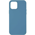 Силиконовый чехол STR Soft Touch для iPhone 12 (голубой)