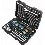 Набор инструментов, 1/4", 1/2", CrV, 120 зубьев, 78 предметов// Gross 14148