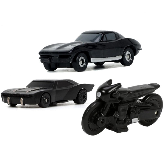 Набор Hollywood Rides модель машинок Batman 1.65" Batmobile The Batcycle 32043
