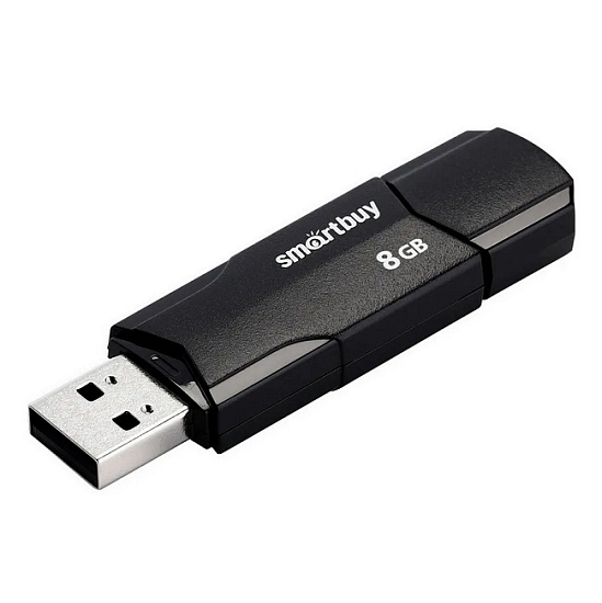 USB  8Gb SMARTBUY Clue чёрный