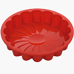 Форма для выпечки в виде цветка NADOBA, серия MILA, силиконовая, 23x23x4,5 см