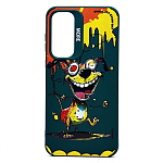 Задняя накладка SC335 для Samsung Galaxy A35  (собака) (dark green) (232909)