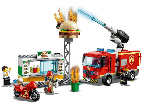 Конструктор LEGO City 60214 Пожар в бургер-кафе