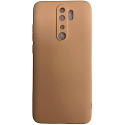 Силиконовый чехол SILICONE CASE New ERA для Xiaomi Redmi Note 8 Pro светло розовый