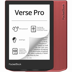 Электронная книга POCKETBOOK 634 Verse Pro Passion Red