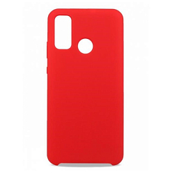 Задняя накладка SILICONE COVER  для Honor 9X Lite красный