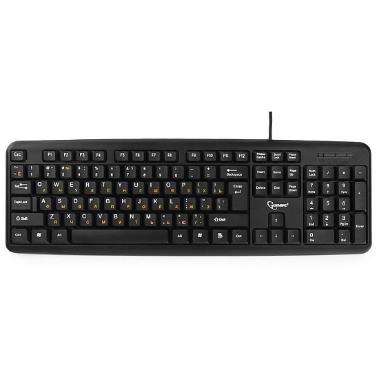 Клавиатура GEMBIRD KB-8320UXL-BL черный, USB