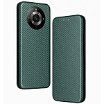 Чехол футляр-книга CHESS для Honor X8C зеленый, карбон