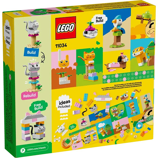 Конструктор LEGO Classic 11034  Креативные домашние животные