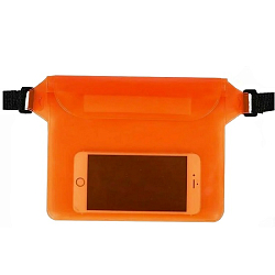 Водонепроницаемый чехол WPC004 поясной  210x170 мм (orange) (230772)