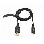 Кабель USB <--> Lightning  1.0м ACV USB-LD1BL Черный