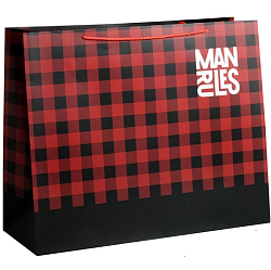Пакет «Man rules», XL 49 х 40 х 19 см