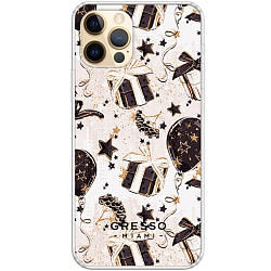 Задняя накладка GRESSO для iPhone 12 Pro Max. Коллекция "Happy Holly-Days". Модель "December to Remember".