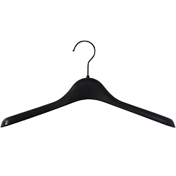 Плечики - вешалка для одежды Доляна, размер 40-44, широкие плечи, цвет чёрный