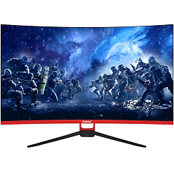 Монитор игровой 31.5'' SANC M3236QPB (QHD/VA/ 165 Hz) изогнутый, красно-черный