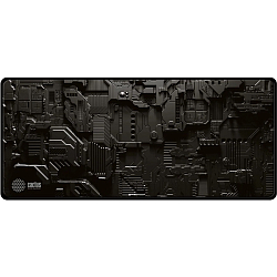 Коврик CACTUS CS-MP-Pro03ХXL XXL черный (900x400x3мм)