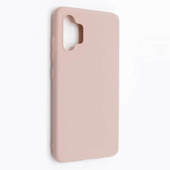 Задняя накладка SILICONE COVER для Samsung Galaxy A32 пудровый