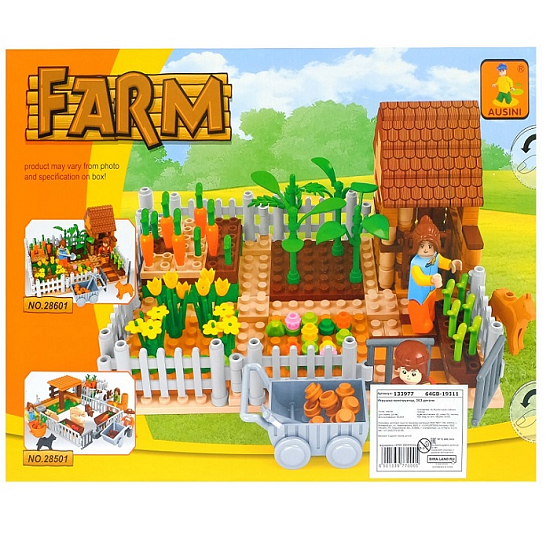 Конструктор «Садовый участок», 263 детали