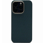 Силиконовый чехол KZDOO для iPhone 15 Pro Max Kevlar Blue