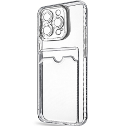 Силиконовый чехол ISA для iPhone 15 Pro Max Clear Card