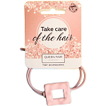 Резинка для волос "Вива" большой квадратик, микс   5365393