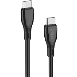 Кабель Type-C <--> Type-C  2.0м PERO DC11, Black, 60W
