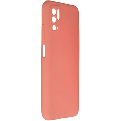 Задняя накладка PERO LIQUID SILICONE для Xiaomi POCO M3 Pro коралловый