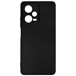 Задняя накладка ZIBELINO Soft Matte для Xiaomi Redmi Note 12S 4G (черный) с микрофиброй