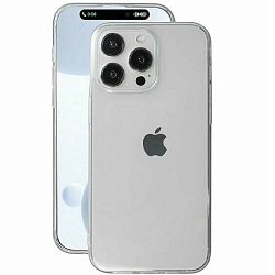Силиконовый чехол DEPPA Gel Pro для iPhone 15 PLUS, прозрачный