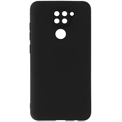 Задняя накладка ZIBELINO Soft Matte для Xiaomi Redmi Note 9 (черный) защита камеры