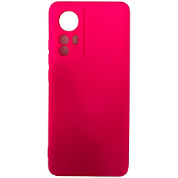 Задняя накладка SILICONE COVER для Xiaomi 12X 5G №10 Фуксия