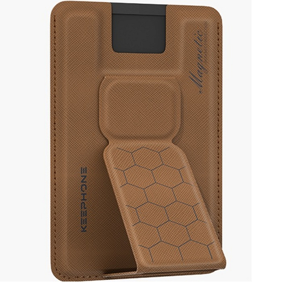 Кошелек для карт KEEPHONE SNAPFIT MAGNET WALLET (BROWN)