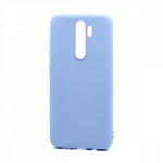 Силиконовый чехол SILICONE CASE New ERA для Xiaomi Redmi Note 8 Pro голубой