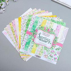 Набор бумаги для скрапбукинга "Spring blossom" 10 листов, 20х20 см 5490055