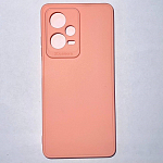Задняя накладка Мобилис для Xiaomi Redmi Note 12 Pro (5G)/ Poco X5 Pro 5G, персиковый , матовая с защитой камеры
