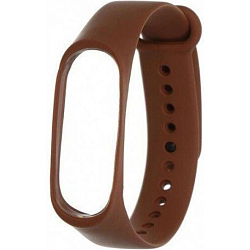 Силиконовый ремешок STR для XIAOMI MI Band 5 темно-коричневый