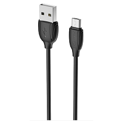 Кабель USB <--> microUSB  1.0м FUMIKO CA03 черный